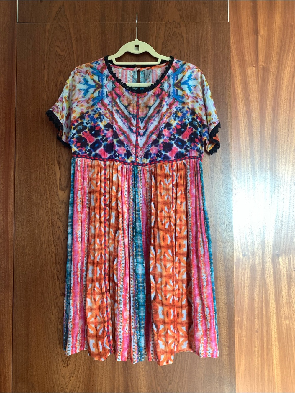 Blnk London Trudie multicolor Short Sleeve Mini Dress